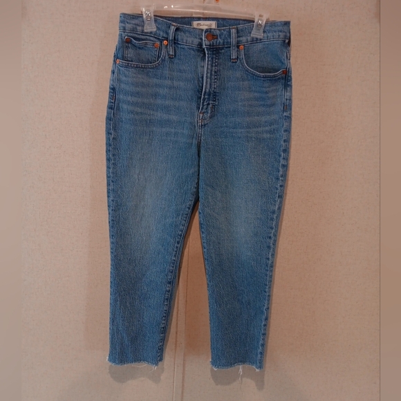 Madewell The Perfect Vintage Jeans Women's Size 30  Blue In Very Good Condition - Picture 1 of 8